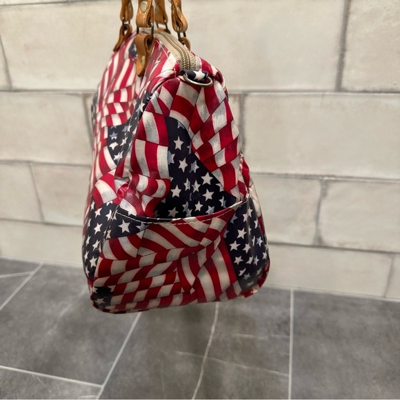 American flag purse handbag bag small red white blue 4th of July patriotic - Picture 4 of 11